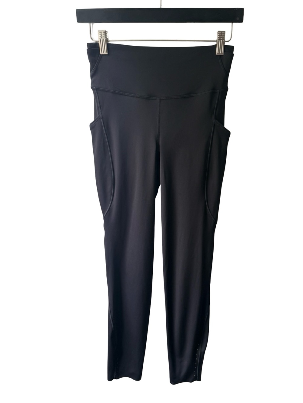 lululemon athletica Black High-Rise Performance Leggings with Side Pockets